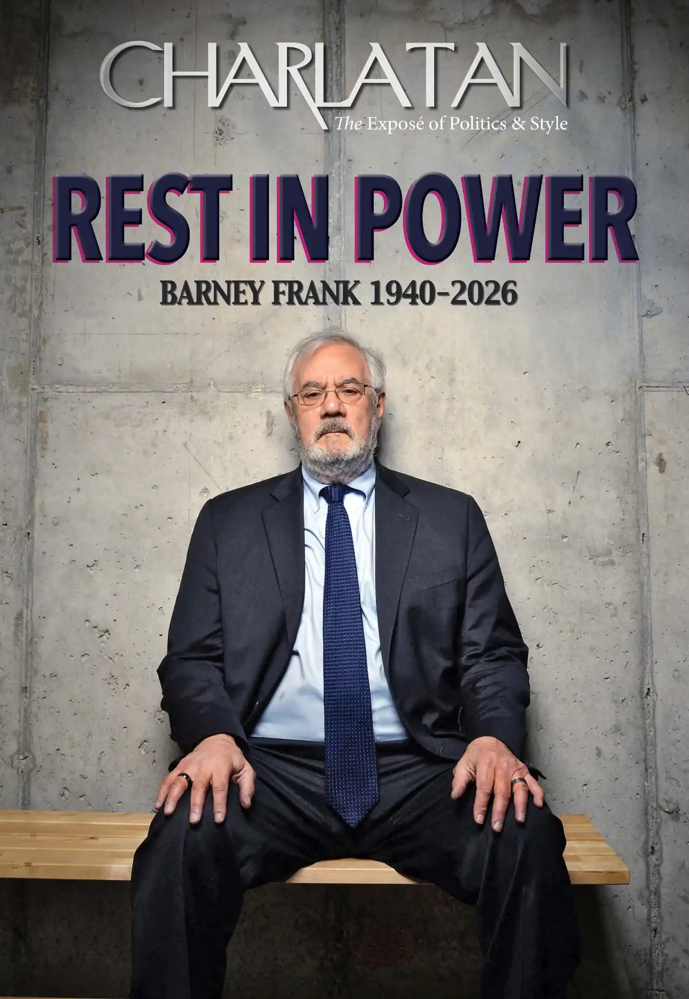 Cover of Charlatan Magazine for Barney Frank