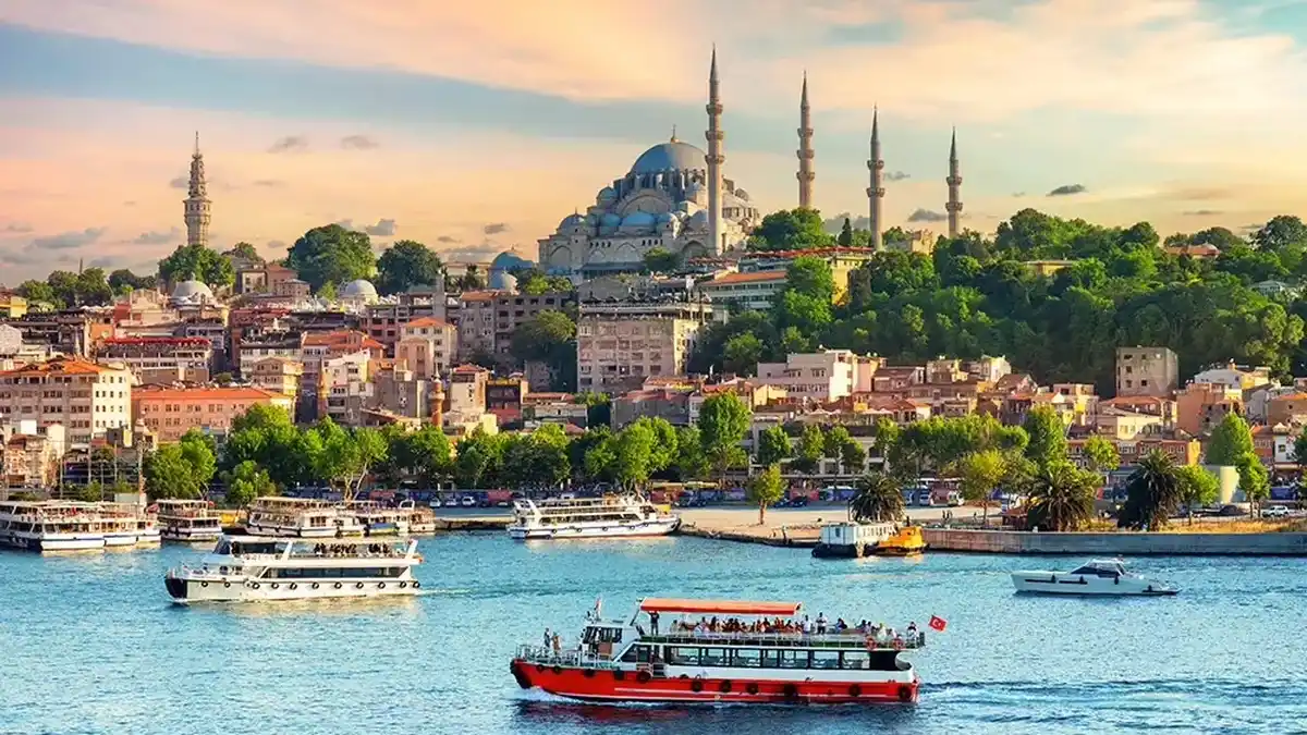 AI image of Istanbul city skyline