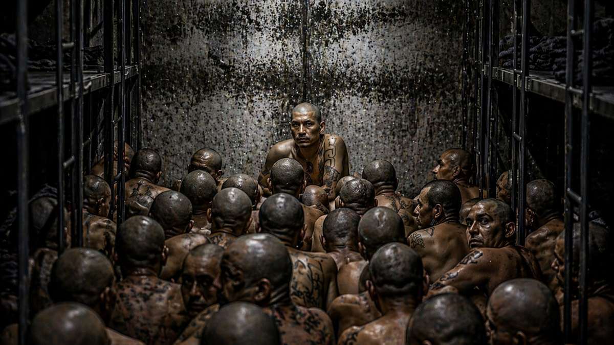 AI Image of detainees