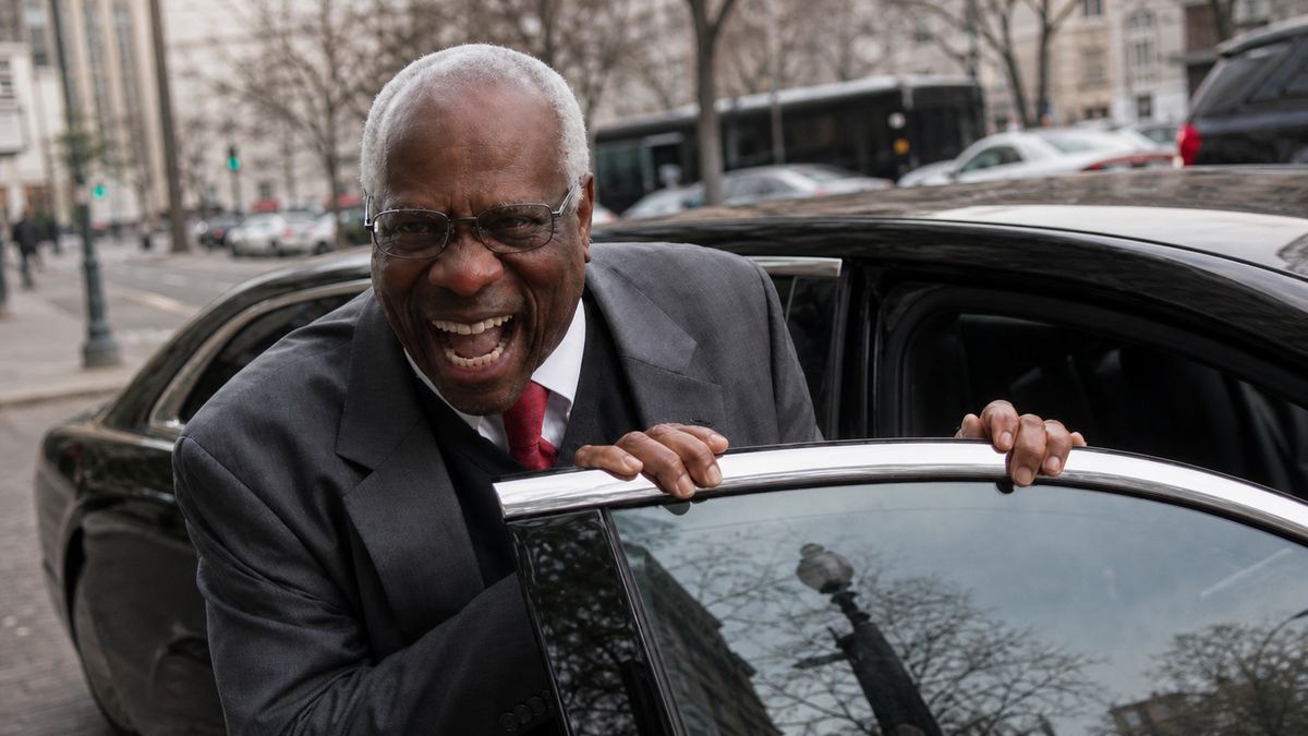 AI illustration of Justice Clarence Thomas