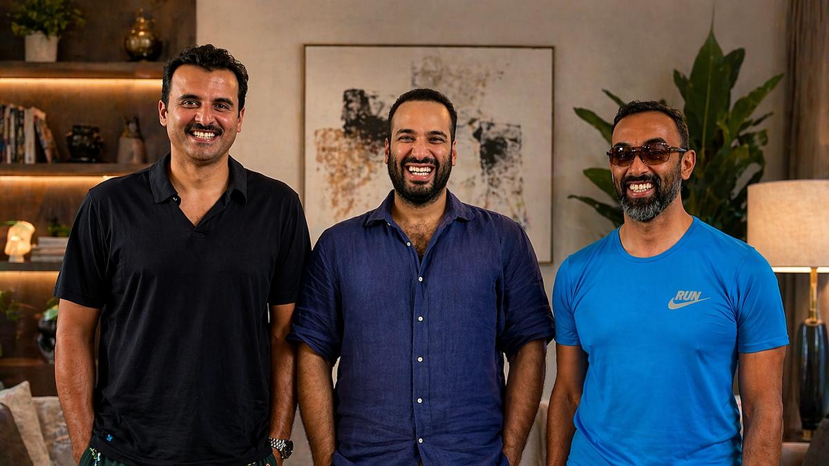 Saudi Crown Prince Mohammed bin Salman Al Suad (C); UAE’s Sheikh Tahnoun Bin Zayed Al Nahyan (R) and Emir of Qatar Sheikh Tamim Bin Hamad Al Thani (L)