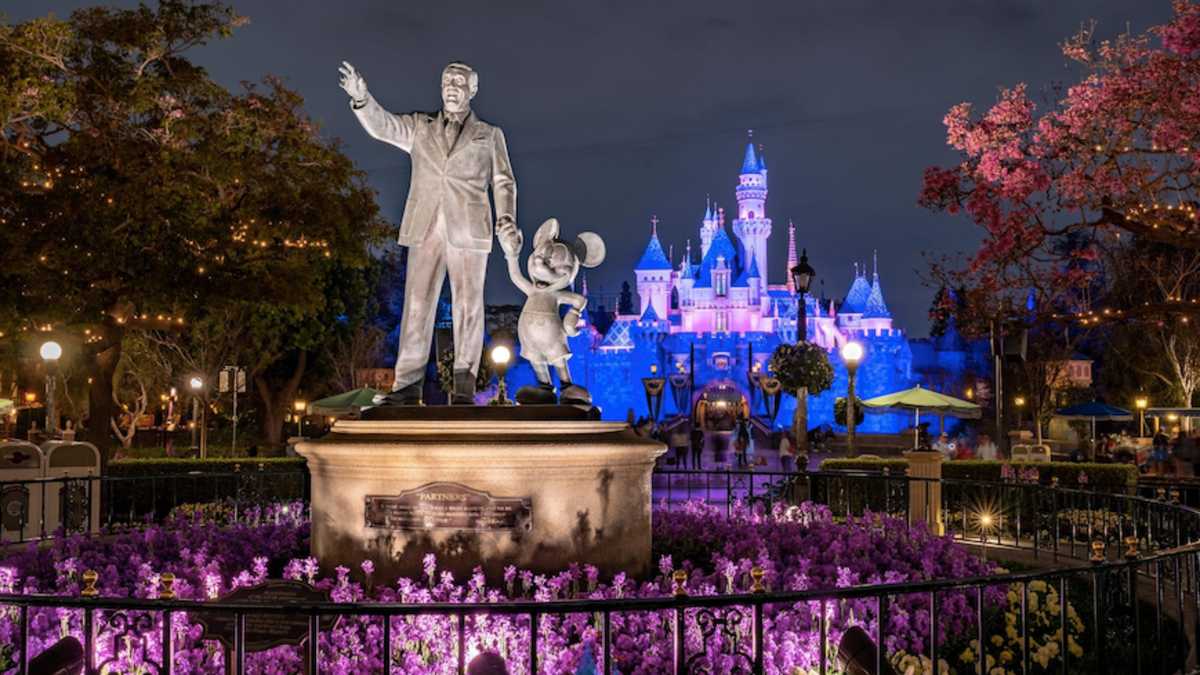 AI illustration of Disneyland, circa 2023